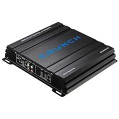 Crunch Crunch AMP GP Series GPX-500.2 500 Watt 2 Channel Car Power Amplifier GROUNDPOUNDER Series