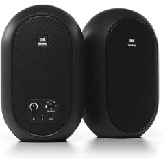 JBL 1 Series 104 kompaktie aktīvie darbvirsmas atsauces skaļruņi ar Bluetooth (pārdod pa pāriem)