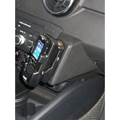 KUDA 093565 Holder Artificial Leather Black for Audi A1 (Type 8X) from 09/2010
