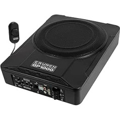 Crunch GP1000 | 25 cm 250 mm Active Subwoofer Car Active Bass Active Underseat Subwoofer