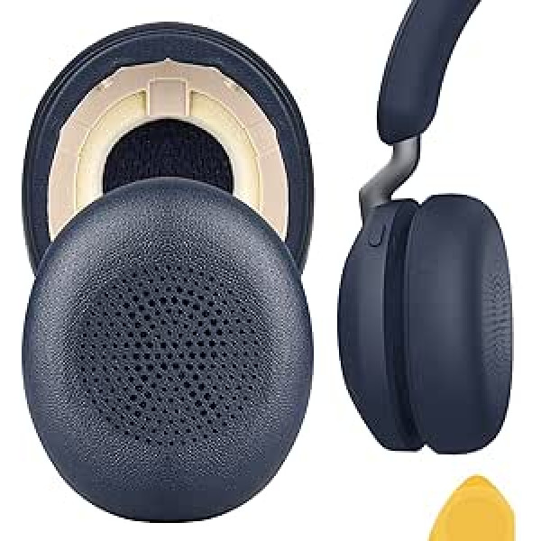 Geekria QuickFit rezerves ausu spilventiņi priekš Jabra Evolve2 65 UC, Evolve2 65 MS, Evolve2 40 UC, Evolve2 40 MS, Elite 45h austiņas, ausu spilventiņi, ausu uzgaļu remonta daļa