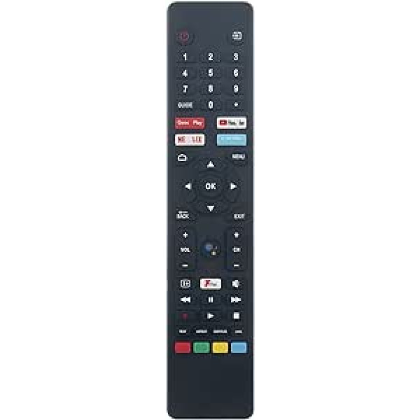 ALLIMITY RM-C3250 Balss tālvadības pults maiņa JVC Smart TV LT-43CA890 LT-50CA890 LT-55CA890 LT-65CA890 LT-58CA810 LT-32CA690 LT-32CA790 LT-40 LT-40CA. 890 LT-43CA790 RMC3250