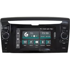 Personalizēts automašīnas radio priekš Lancia Ypsilon Standard bez priekšpuses USB Android GPS Bluetooth WiFi USB DAB+ skārienekrāns 7 collu 4Core Carplay Android Car