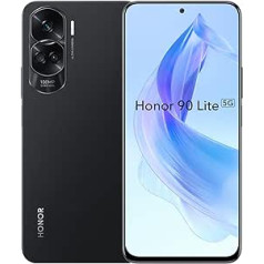 HONOR 90 Lite viedtālrunis 5G, 8GB + 256GB, divas SIM kartes, melns