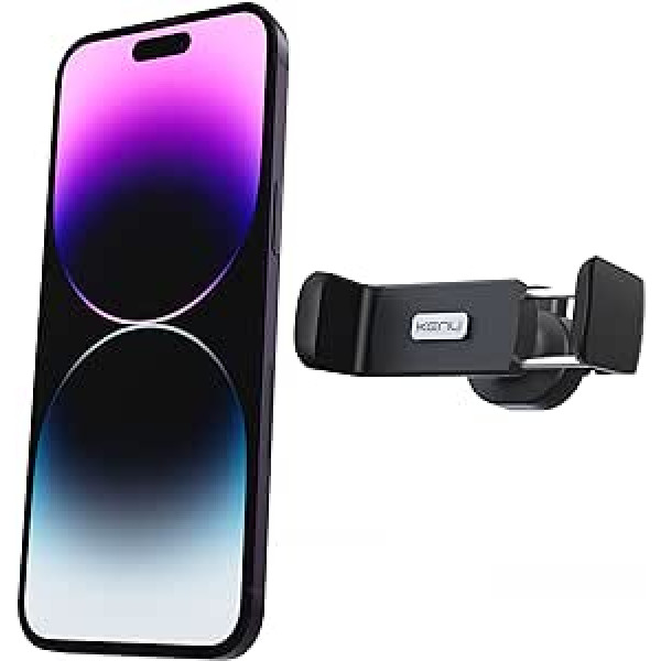 Kenu Airframe Ultra ar Insta-Grip tehnoloģiju, universāls viedtālruņa automašīnas stiprinājums visiem iPhone, Android, Pixel, Samsung, LG, Huawei, Xiaomi, Oppo, OnePlus