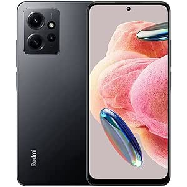 Xiaomi Redmi Note 12 4G viedtālrunis 8+256GB AMOLED displejs 6,67 collas 120Hz Snapdragon 685 procesors 6nm 50MP trīskāršā kamera 5000mAh 33W uzlāde ar divām SIM kartēm melns