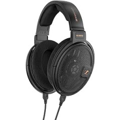 Sennheiser HD 660S2 vadu audiofilu stereoaustiņas ar jaudīgu zemfrekvences skaņu, optimizētu telpisko skaņu un uzlabotu devēja gaisa plūsmu, magnētisko sistēmu un balss spoli — melns