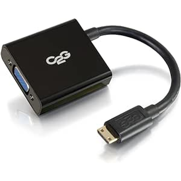 C2G VGA auf HDMI, HDMI adapteris, Dongle, schwarz, Kabel to Go 41350