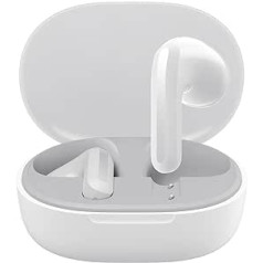 Xiaomi Redmi Buds 4 Lite Bluetooth austiņas 5.3, ieliekamas austiņas, bezvadu Bluetooth, 20 stundu akumulators, AI trokšņu slāpēšana zvaniem, skārienvadība, ātrais savienojums, IP54, balts