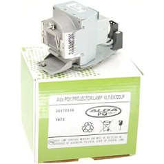 Alda PQ Premium, Beamer Lampe saderīga ar Mitsubishi EW330U, EW331U-ST, EX320-ST, EX321U, EX321U-ST, GW-575, GX-560, VLT-EX320LP Projektoren, Lampe ar Gehäuse