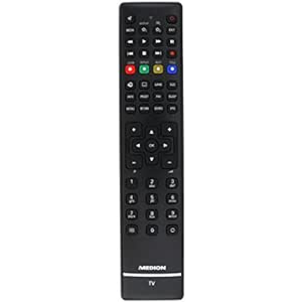 Remote Control for MEDION RC1208 LCD LED 3D HD Smart TV – black