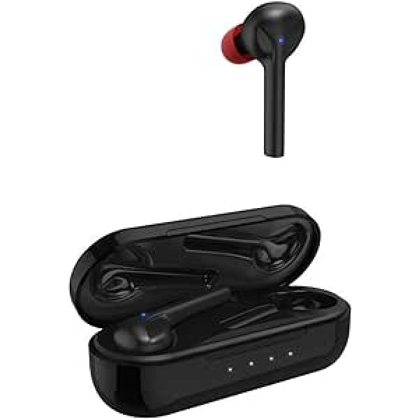 Hama Spirit Go Bluetooth austiņas (True Wireless In Ear Black, Bezvadu, ar USB C uzlādes kastīti), mazas