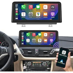 Road Top bezvadu Carplay un Android automašīna, 10,25 collu automašīnas stereo uztvērējs BMW X1 Series E84 2009-2015 gads ar CIC sistēmu, automašīnas skārienekrāna multivides radio uztvērējs