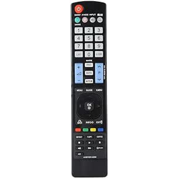 Rezerves tālvadības pults, ASHATA Smart TV tālvadības pults priekš LG AKB72914209/AKB74115502/AKB69680403, melna