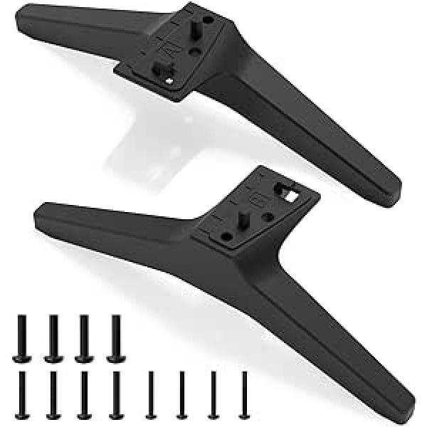 TV Stand Legs for LG Smart TV, Table Top TV Base Replacement for LG 49 50 55 Inch TV with Screws, Easy to Install