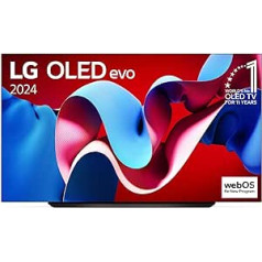 LG OLED83C47LA televizors 83 collu (210 cm) OLED evo Fernseher (α9 Gen7 4K AI-Prozessor, Dolby Vision, 120 Hz) [Modelljahr 2024]