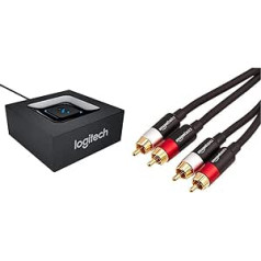 Logitech Bluetooth audio adapteris melns