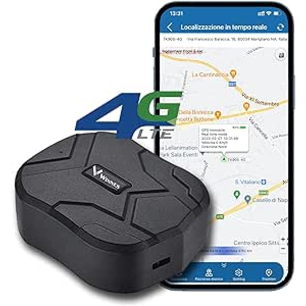 4G LTE GPS izsekotājs, GPS izsekotājs 4G auto 10000 mAh reāllaika atrašanās vietas izsekotājs/ģeo-žoga trauksmes/bezmaksas lietotne, 4G GPS izsekošana 80 dienu gaidstāves spēcīga magnēta ūdensnecaurlaidīgs izsekotājs un pretpazaudēšanas