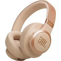 JBL Live 770 NC — Bluetooth austiņas uz ausīm ar adaptīvo trokšņu slāpēšanu — bezvadu austiņas – raksturīgs skaņas un balss palīgs — ilgstoša mūzikas baudīšana līdz 65 stundām — smilšakmens