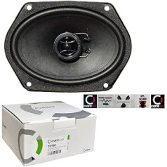 1 CIARE CZ180 CZ 180 Oval 2-Way Coaxial Speaker 5 x 7 13.00 x 18.00 cm 130 x 180 mm 50 Watt RMS 100 Watt Max Impedance 4 Ohm Car 1 Piece + 5 Free Stickers