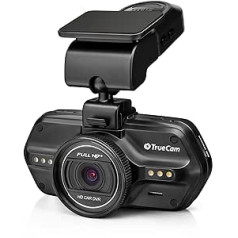 TrueCam A7s 2021 Edition Dashcam automašīnas kamera, Full HD+ (2K), paredzamais modelis uzlabotā versijā, GPS, radara brīdinājums, 180° platleņķis, G sensors, superkondensators, ilgstoša LDWS