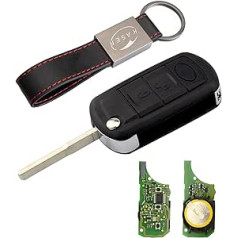 KASER Key tālvadības pults Land Rover ar elektronisko karšu retranslatoru 3 pogas Range Rover Sport LR3 Discovery (433Mhz PCF7941 mikroshēma)