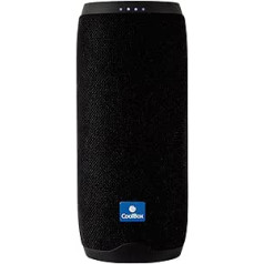 CoolStone 15 pārnēsājamais Bluetooth skaļrunis, akumulatora darbības laiks līdz 6 stundām, Bluetooth savienojums vai kabelis, MicroSD, USB, FM radio, uzlāde 2,5 stundās, brīvroku zvani, LED displejs