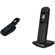 Telekom Speedphone 32 ebony ebony large button telephone IP & landline telephone Speedphone 12 in black cordless for use on current routers with DECT-CAT-iq interface, 5 cm colour display, 40844150