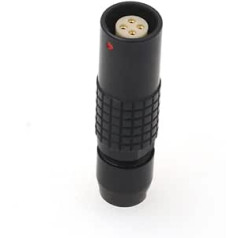 DRRI 0B PHG 4 Pin Solder Contact Socket for Extension Cable PHG.0B.304.CLLD for Mechanical Keyboard (4 Pin, Black PHG)