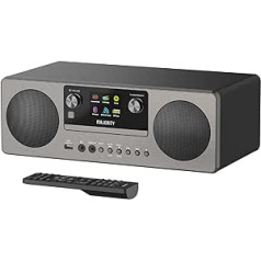 Majority CD Player with Internet Radio, DAB and FM Radio, Smart Radio with Spotify, Podcasts, Bluetooth, 40+ Presets, TFT Display, WiFi, WiFi, Majority Humboldt CD Player and Digital Radio