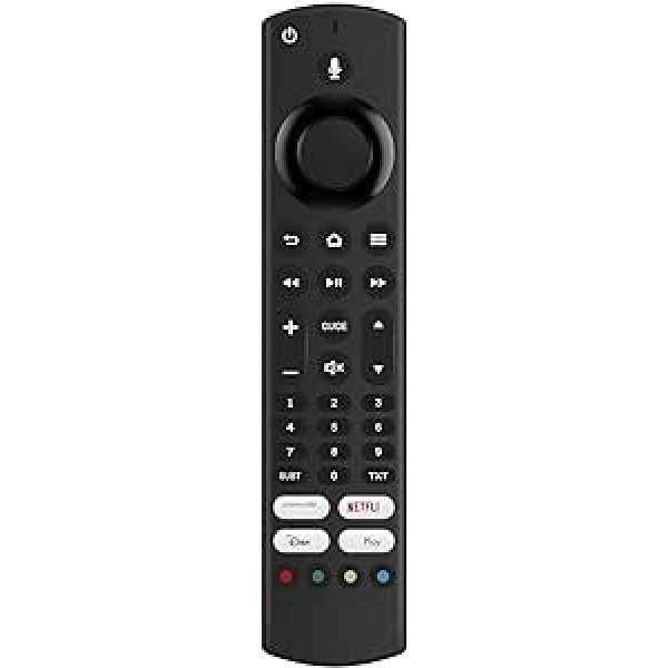 Jauna Ferguson Fire TV rezerves tālvadības pults ar Alexa balss tālvadības pulti modelim F4020AFR NO30107-001599-001 tālvadības pults