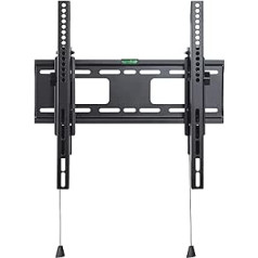 PureMounts PM-BTL400 Wandhalterung für TV Geräte mit 81-140 cm (32-55 Zoll), VESA: 200x200 bis 400x400, neigbar: 5°/-10°, Wandabstand: 82mm, Traglast, maks.: 50kg