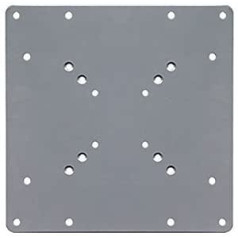 electrosmart® 200 x 200 VESA adapterplate TV-Wandhalterung zur Konvertierung 50/75/100 mm, Silberfarben