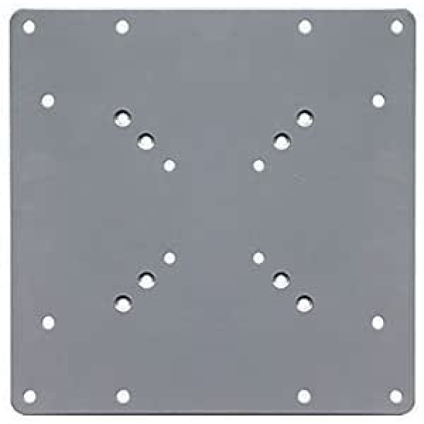 electrosmart® 200 x 200 VESA adapterplate TV-Wandhalterung zur Konvertierung 50/75/100 mm, Silberfarben