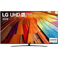 LG 86UT81006LA TV 86 collu (218 cm) UHD Fernseher (α5 Gen7 4K AI-Prozessor, HDR10, bis zu 60 Hz) [Modelljahr 2024]