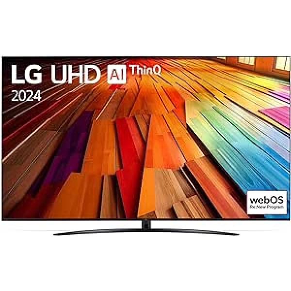 LG 86UT81006LA TV 86 collu (218 cm) UHD Fernseher (α5 Gen7 4K AI-Prozessor, HDR10, bis zu 60 Hz) [Modelljahr 2024]