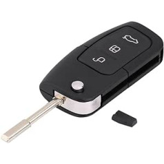 Suuonee Remote Key Fob 3 pogu tālvadības atslēgu piekariņš 433MHz ar mikroshēmu 4D60