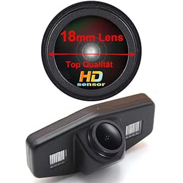 Automašīnas atpakaļgaitas kamera IP68 ūdensizturīgs HD universāls parkošanās palīglīdzeklis Super Night Vision aizmugurējā bezvadu rezerves kamera Honda Accord Acura TSX Honda Pilot Honda Civic EK Civic FD Odyssey Acura TSX