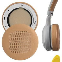 GEEKRIA QuickFit Protein Leather rezerves ausu spilventiņi JBL Duet BT, Duet Bluetooth bezvadu uz ausīm uzliekamās austiņas Ausu spilventiņi, Austiņu ausu spilventiņi, Ausu uzgaļu remonta daļas (Khaki), (EJZ258-02)