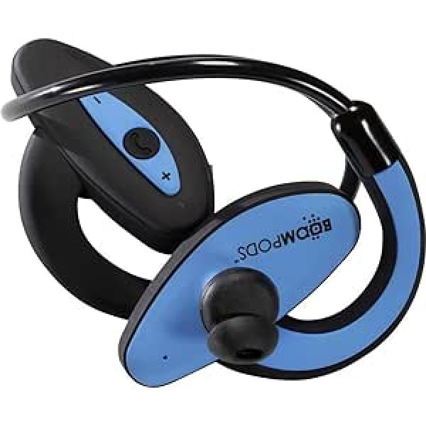 Boompods SPBLU Bluetooth In-Ear Kopfhörer, schwarz/blau