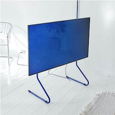 Pedestal Sway Stand for TV 40 to 70 Inch High-Quality TV Floor Stand Fashionable TV Stand Unique TV Stand (Blue)