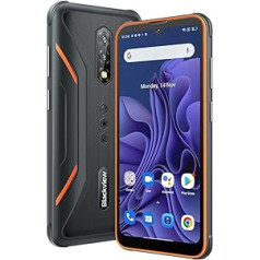 Blackview āra mobilais tālrunis bez līguma BV5200 Pro, ArcSoft® 13MP + 8MP, 4GB + 64GB (1TB paplašinājums), Android 12 Dual SIM IP68 MIL-STD-810H ūdensizturīgs viedtālrunis, 6,1 collas HD+, 5180 mAh