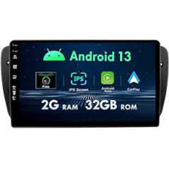 Auto radio Android 12 piemērots Seat Ibiza 6J 2009-2014 — GPS 2 Din — bezmaksas atpakaļskata kamera — 9 collas — atbalsta DAB/Stūres vadību/WiFi/Bluetooth/Mirrorlink/FM/AM/USB/RDS