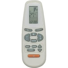 Wellclima YKR-C01E Air Conditioner Remote Control Replaces Same Brand AUX Beko Bent Climapiù Max Winner Zephir Zoomix and Others