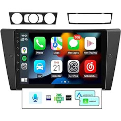 Eonon Android Car Radio priekš BMW E90 E91 E92 E93 (2005-2011) CarPlay/Android Car 9 collu HD skārienekrāns Android 10 Radio 8-Core 2GB + 32GB GPS stūres vadība DSP AM/FM RDS Bluetooth 5.0 WiFi