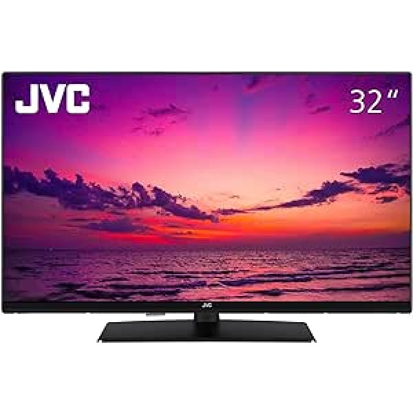 JVC LT-32VH4455 32 collu televizors (HD-Ready, LED televizors, trīskāršs uztvērējs) melns