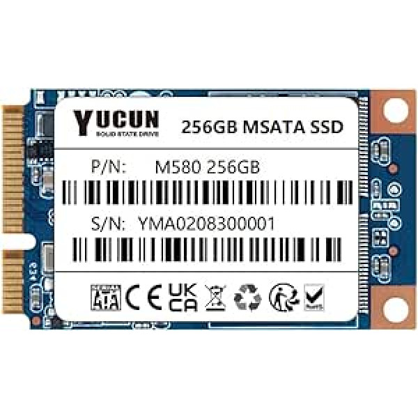 YUCUN MSATA III vidinis kietojo kūno diskas 256 GB SSD