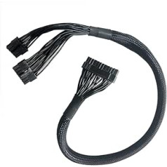 Gintai 14 Pin 10 Pin to 24 Pin ATX Power Cable Replacement for Corsair RM1000 RM850 RM750 RM650 RM550