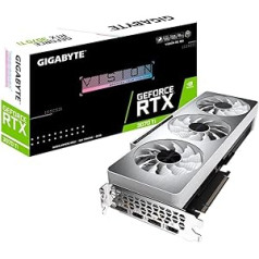 Gigabyte GeForce RTX 3070 Ti Vision OC 8GB vaizdo plokštė, GV-N307TVISION OC-8GD