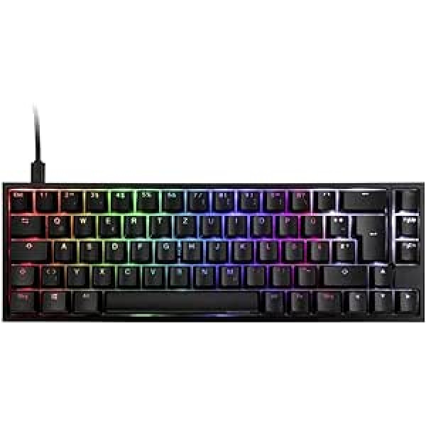 Ducky ONE 2 SF Gaming Keyboard with RGB LEDs, Black, MX-Brown (DE-Layout)